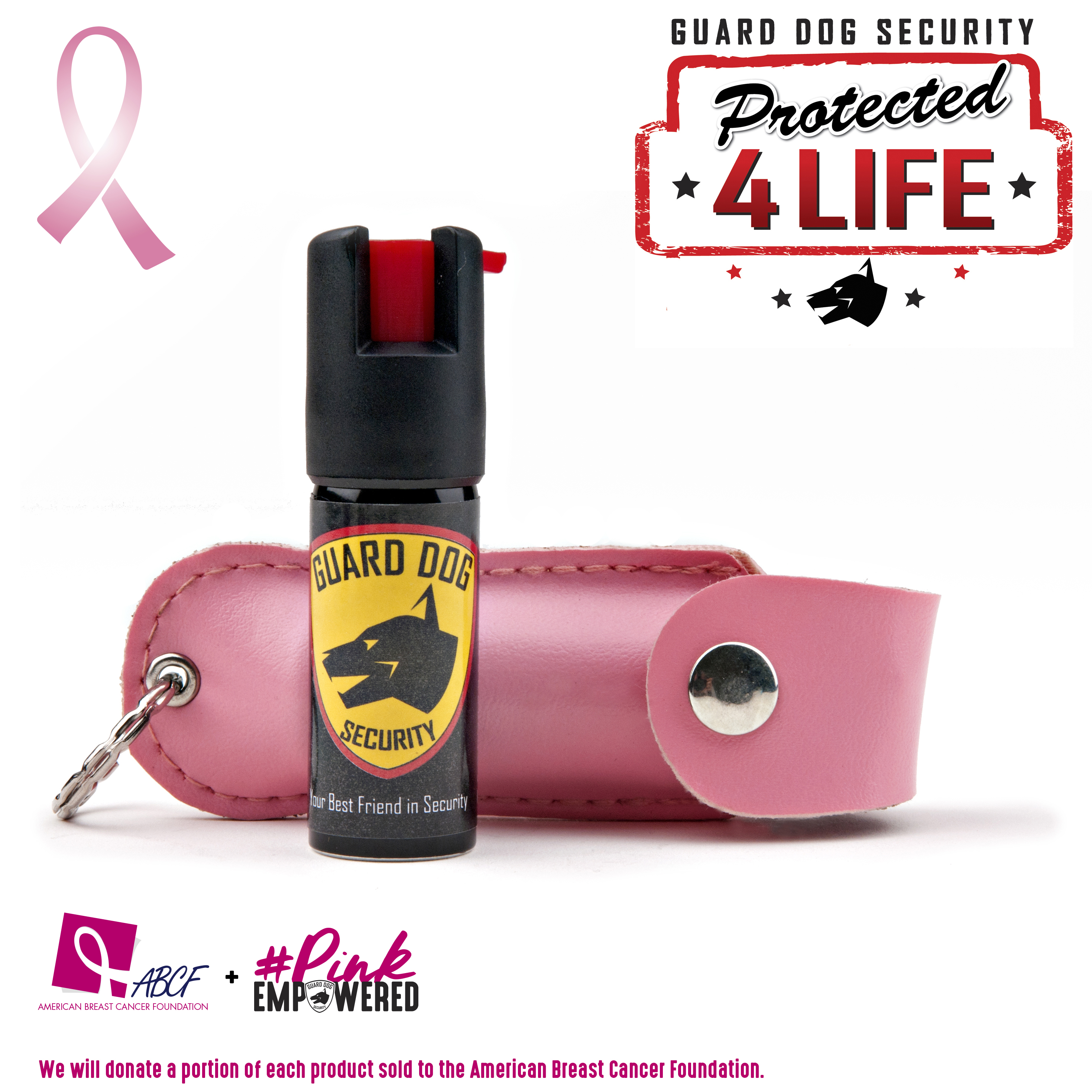 Soft Case Pepper Spray Pink Self Defense Products For Women